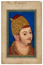 Unbekannter Künstler - Porträt von Ibrahim Adil Shah II. (1556-1627), Sultan von Bijapur