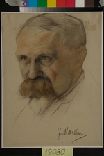Andreew, Nikolai Andreewitsch - Porträt von Julian Marchlewski (1866-1925)