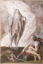 Füssli (Fuseli), Johann Heinrich - Teiresias erscheint Odysseus beim Totenopfer