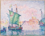 Signac, Paul - Venedig, die rosa Wolke (Ankerplatz bei der Giudecca)