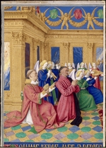 Fouquet, Jean - Étienne Chevalier mit dem heiligen Stephanus (Stundenbuch des Étienne Chevalier)