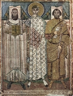 Meister der Kirche Hagios Demetrios - Der heilige Demetrios von Thessaloniki und die Stifter