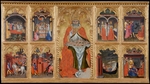 Taddeo di Bartolo - Der heilige Geminianus mit Vita