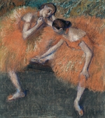 Degas, Edgar - Zwei Tänzerinnen