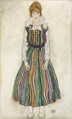 Schiele, Egon - Porträt von Edith Schiele