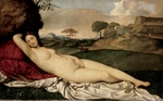 Tizian - Schlummernde Venus