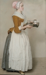 Liotard, Jean-Étienne - Das Schokoladenmädchen (La Belle Chocolatière de Vienne)