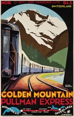 Broders, Roger - Golden Mountain, Pullman Express (Plakat)