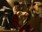 Caravaggio, Michelangelo - Die Dornenkrönung Christi