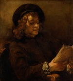 Rembrandt van Rhijn - Titus van Rijn, der Sohn des Künstlers, lesend
