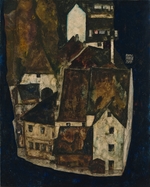 Schiele, Egon - Tote Stadt III (Stadt am blauen Fluss III)