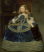 Velàzquez, Diego - Infantin Margarita Teresa (1651-1673) in blauem Kleid