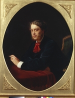 Makowski, Konstantin Jegorowitsch - Porträt von Nikolai Sergejewitsch Graf Stroganow (1836-1905)
