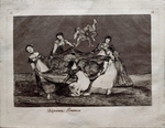 Goya, Francisco, de - Weibliche Torheit (aus dem Zyklus Los Disparates (Torheiten)