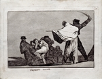 Goya, Francisco, de - Bekannte Torheit (aus dem Zyklus Los Disparates (Torheiten)