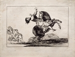 Goya, Francisco, de - Das Pferd als Frauenräuber (aus dem Zyklus Los Disparates (Torheiten)