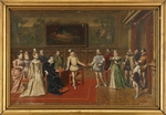 Bakalowicz, Wladyslaw - Caterina de' Medici trifft ihre Söhne Karl IX. und Heinrich III.