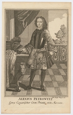 Wiegel, Christoph - Porträt des Kronprinzen Alexei Petrowitsch von Russland (1690-1718)