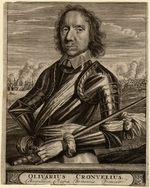 Unbekannter Künstler - Porträt von Oliver Cromwell (1599-1658)