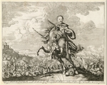Unbekannter Künstler - Jan III. Sobieski bei der Schlacht von Chotyn am 11. November 1673