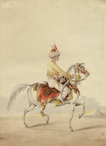 Unbekannter Künstler - Mamluk zu Pferde