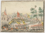 Unbekannter Künstler - Die Eroberung der türkischen Festung Ismajil 1790