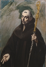 El Greco, Dominico - Heiliger Benedikt von Nursia