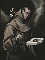 El Greco, Dominico - Heiliger Antonius von Padua