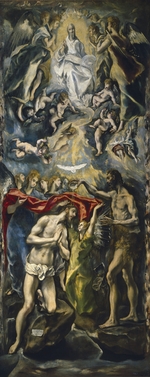 El Greco, Dominico - Die Taufe Christi