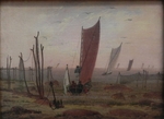 Friedrich, Caspar David - Morgen (Ausfahrende Boote)