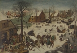 Bruegel (Brueghel), Pieter, der Ältere - Die Volkszählung zu Bethlehem