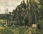 Cézanne, Paul - Pappeln