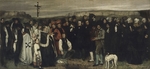 Courbet, Gustave - Ein Begräbnis in Ornans
