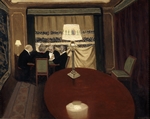 Vallotton, Felix Edouard - Das Pokerspiel