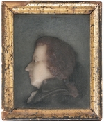 Französischer Meister - Porträt von Komponist Wolfgang Amadeus Mozart (1756-1791)