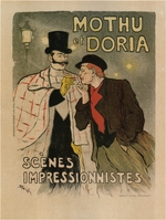 Steinlen, Théophile Alexandre - Mothu und Doria. (Scènes impressionistes)