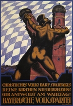 Keimel, Hermann - Christliches Volk! Darf Spartakus Deine Kirchen niederreissen? Gib Antwort am Wahltag!