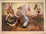 Calvert Litho. Co. - Zirkus: Akrobatinnen am Trapez