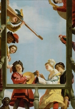 Honthorst, Gerrit, van - Musikgruppe auf einem Balkon