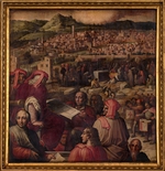 Vasari, Giorgio - Arnolfo di Cambio zeigt den Plan der Vergrösserung von Florenz