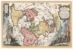 Scherer, Heinrich - Weltkarte mit Magellans Weltumsegelung (Aus Atlas novus von Scherer)