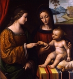Luini, Bernardino - Die mystische Hochzeit der heiligen Katharina