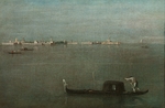 Guardi, Francesco - Die Gondel auf der Lagune (Graue Lagune)