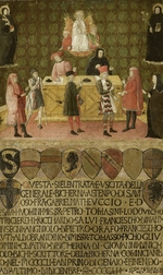 Unbekannter Künstler - Die Kämmerei der Steuereinnehmer von Siena (Biccherna)