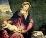 Bordone, Paris - Madonna mit schlafendem Kind