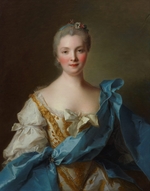 Nattier, Jean-Marc - Porträt von Madame de La Porte