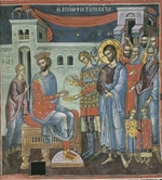 Byzantinischer Meister - Pilatus wäscht seine Hände
