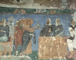 Altrussische Fresken - Jesus vor Hannas und Kajaphas