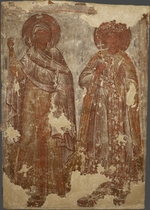 Altrussische Fresken - Die heilige Märtyrerinnen