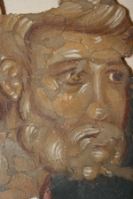 Altrussische Fresken - Apostel Peter